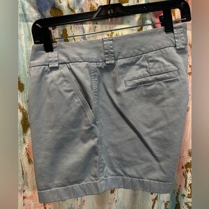 J Crew Light Blue City Fit Shorts
